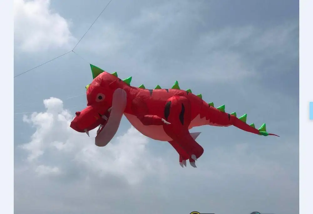 Koinobori большой 3d vlieger pipa voadora Птерозавр воздушный змей Рипстоп Летающий воздушные