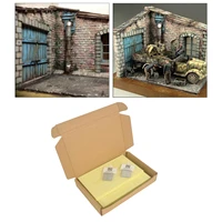 diy crafts puzzles model kits ruins 135 scale miniature war scene diorama