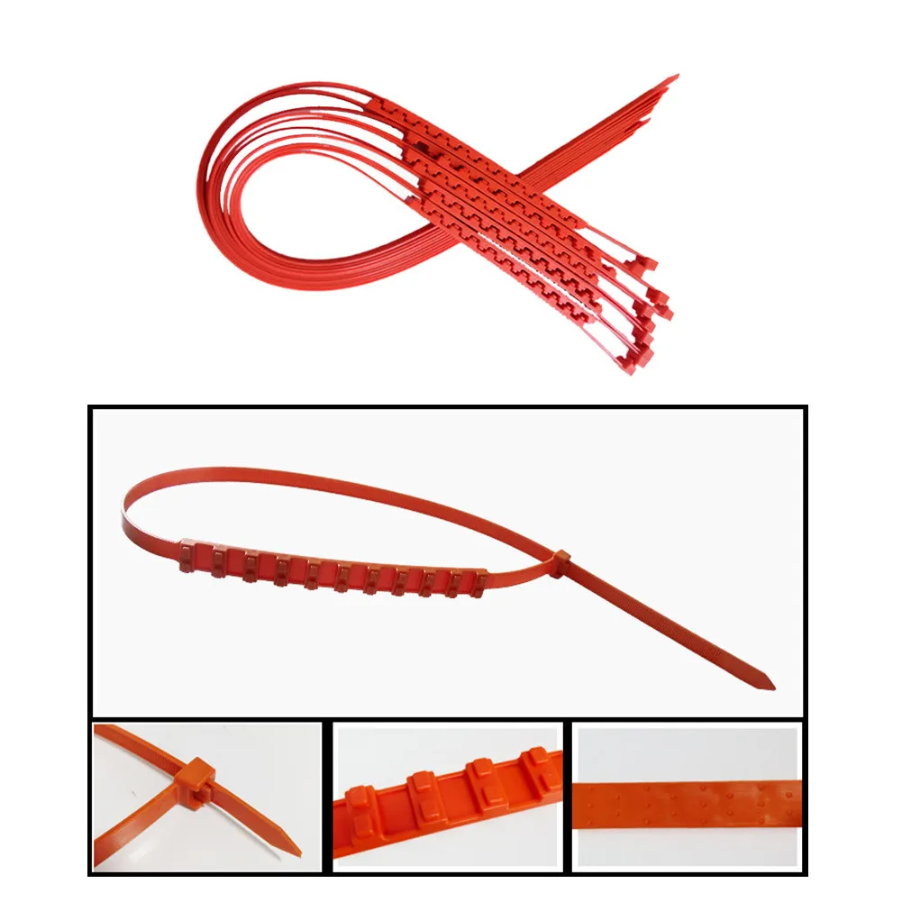 10 шт. универсальные автомобильные цепи для снега внедорожников SUV Толстая зимняя