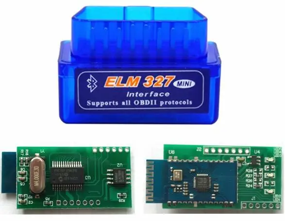 Диагностический считыватель кодов ELM327 V1.5 с чипом PIC 18F25K80 автомобильный двойная
