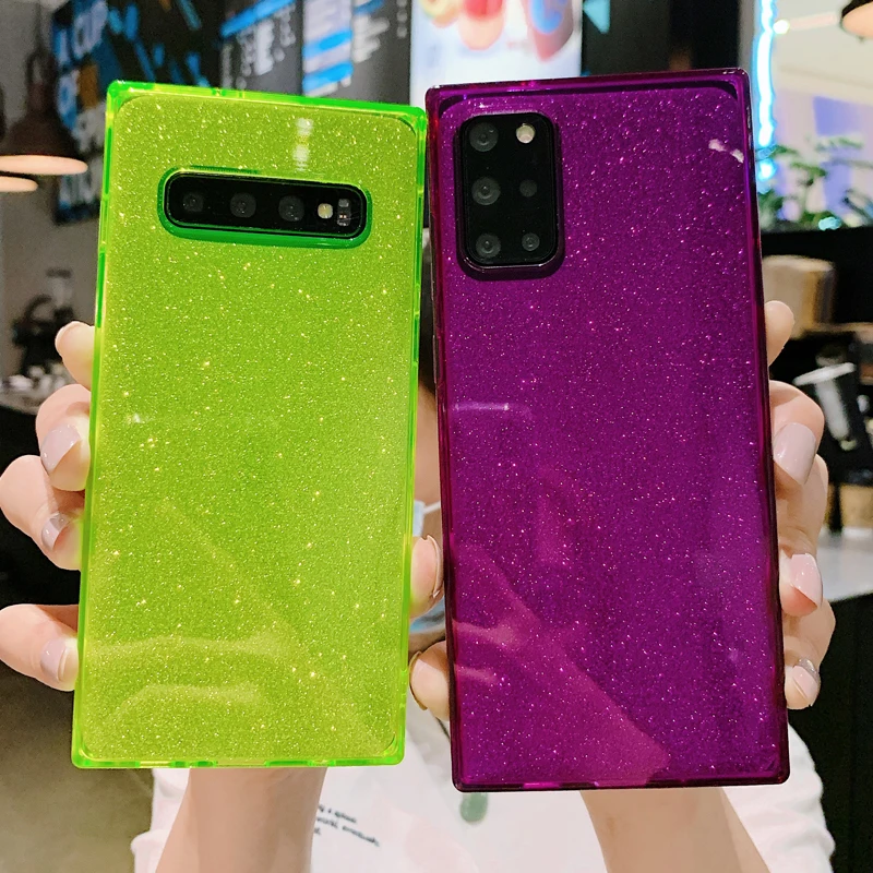 Прозрачный чехол для Samsung S9 S10 S20 Plus A10 A20 A30 A50 A70 A51 A71 | Мобильные телефоны и