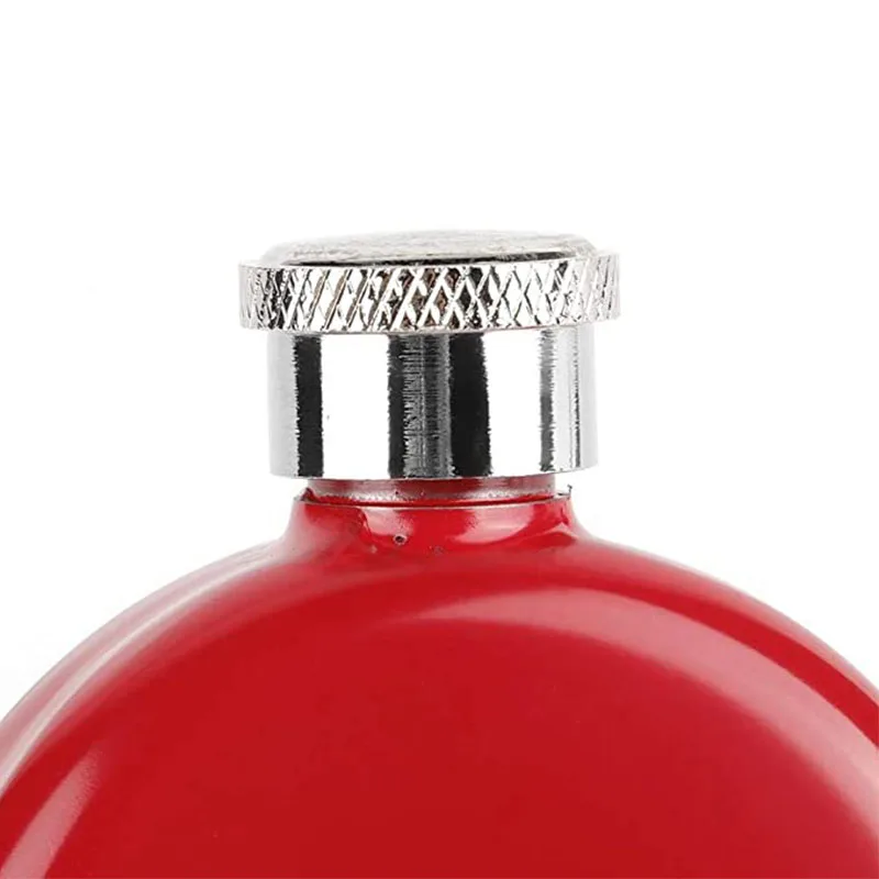 Фляжка в форме красных губ 5 унций пищевой алкогольный ликер из нержавеющей стали