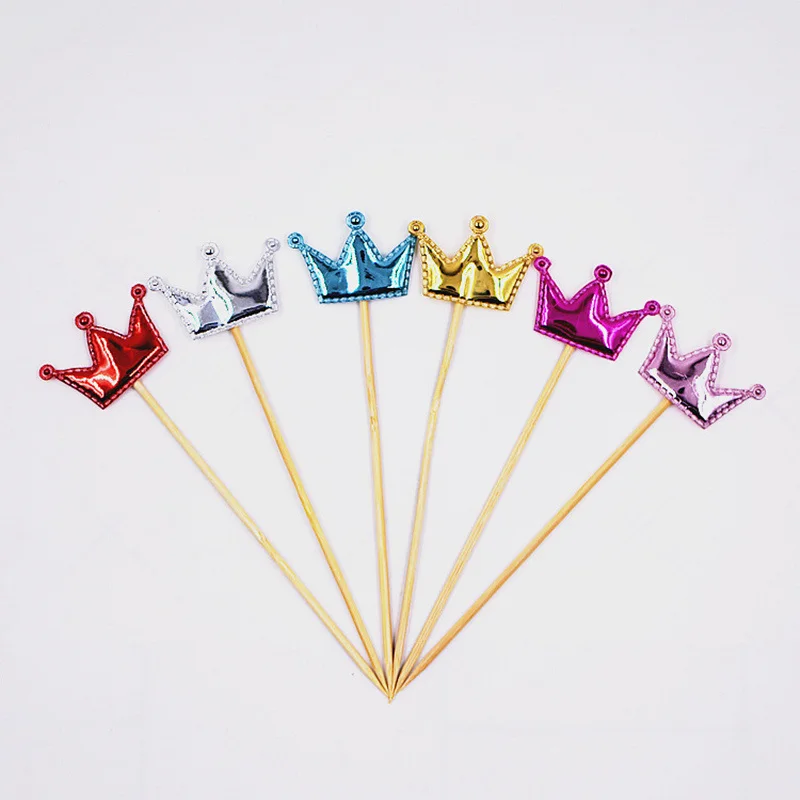 Корона Топпер голова кекс сердце Микки сувениры для девочек 5 шт./лот день