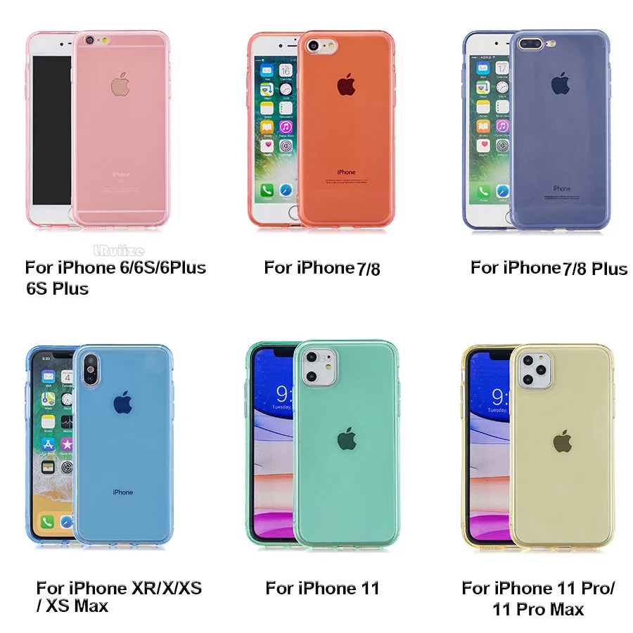 Для iPhone Xr чехол 6 1 'Ǝ цветов прозрачный мягкий кремний TPU Защитный для 11 Pro X XS Max