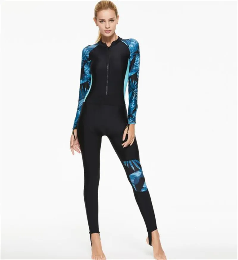 Женский цельный костюм из лайкры SBART для дайвинга серфинга плавания подводного с