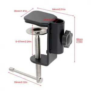 Консольная балка кронштейн держатель зажима металлическая настольная лампа зажим фитинги всасывающий шланг, украшенное мозаикой из драгоценных камней, 12 мм отверстие Диаметр и проданы нащего завода для микрофонной стойки