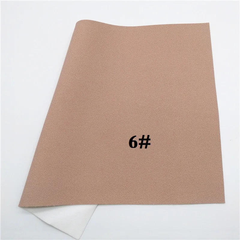 6 Glitterwishcome 21X29 см A4 размер винил для бантов замша кожа ткань, синтетическая кожа, искусственная кожа листы для бантов, GM559A - Цвет: 6