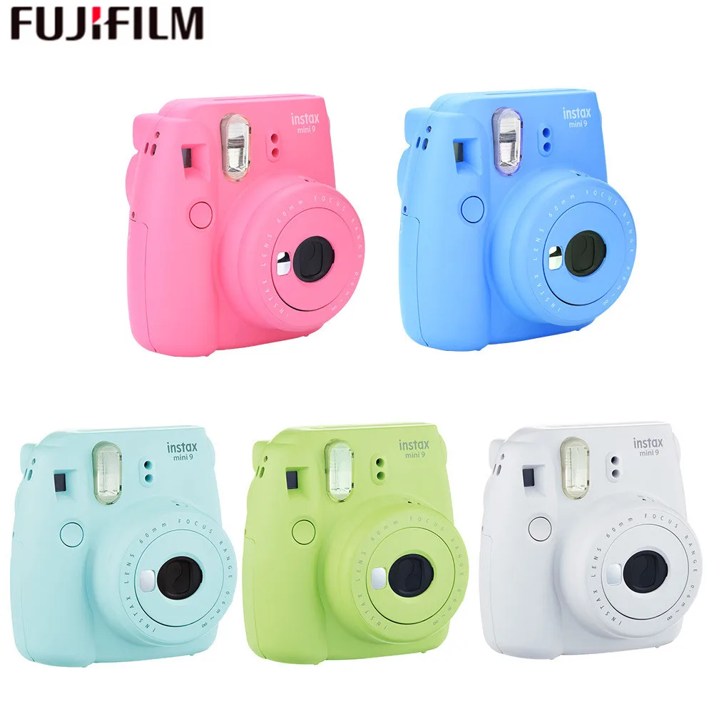 5 цветов Камера Fujifilm Instax Mini 9 мгновенная пленка фото камера с зеркалом для селфи