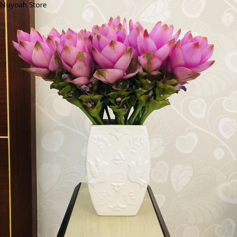 

Тиснением белый 3D с трехмерной аппликацией в виде ваза с животными Гостиная сушенный цветочный Цветочная композиция аксессуары простое ук...