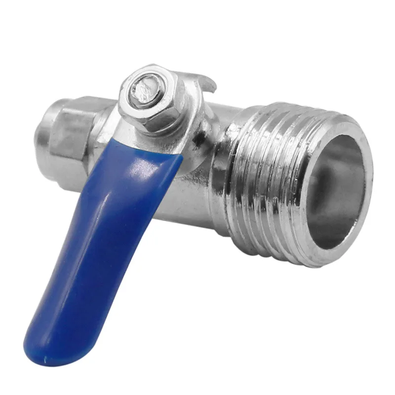 Металлическая трубка с шаровым клапаном переключателем от 1/2 до 1/4 двухсторонний