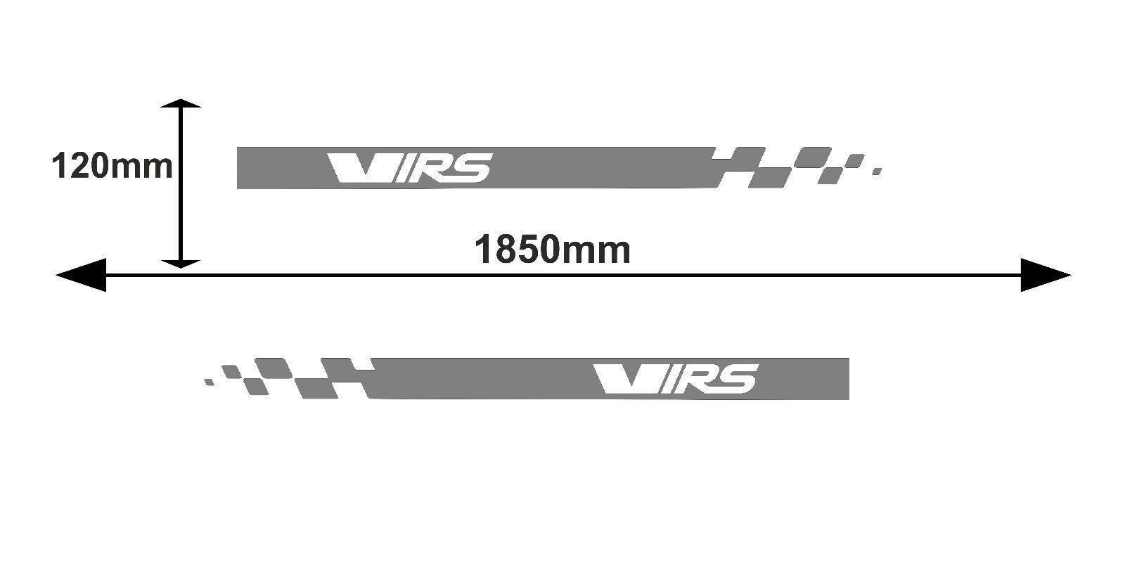 

2 шт для SKODA Octavia V/RS боковой полосы виниловая Графика тела наклейка гонки Стикеры логотип