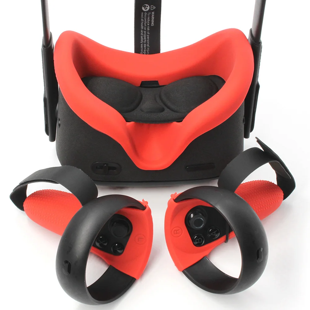 4 шт./компл. мягкие Аксессуары для игр ударопрочный силиконовый чехол VR гарнитуры