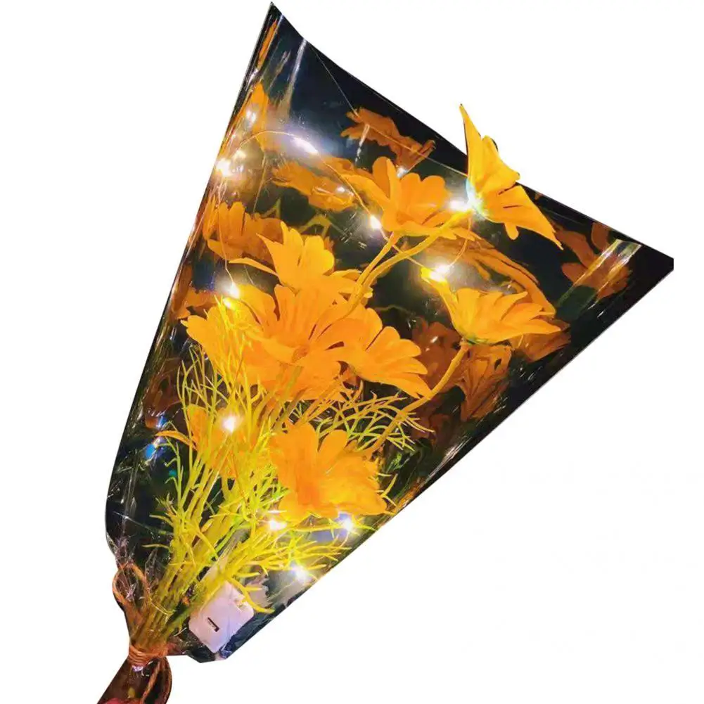 

Attractive Brilliant Artificial Luminous Flower Bouquet for Birthday