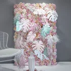 Искусственная Гортензия 60x40 см, роза, пион, цветочные панели, свадебный фон, центральные части, украшения, Цветочный декор, искусственный цветок