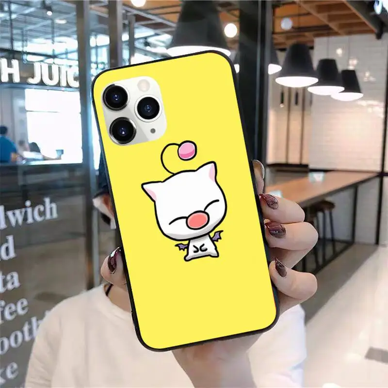 

Final Fantasy Moogle Phone Case for iPhone 11 12 mini pro XS MAX 8 7 6 6S Plus X 5S SE 2020 XR