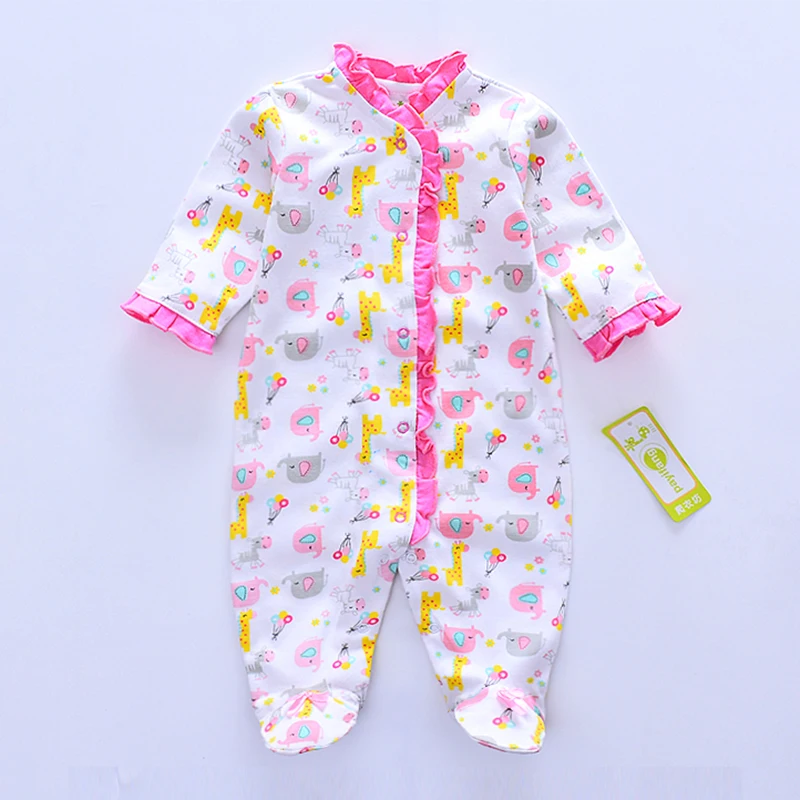 Осень 2019 детская одежда новые детские комбинезоны для новорожденных с длинным