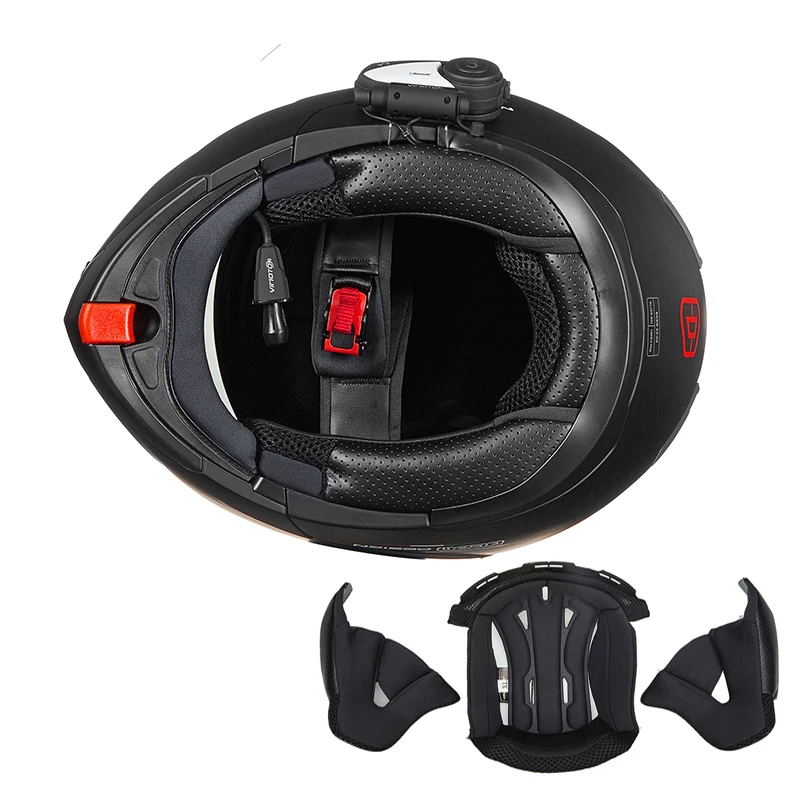 Мотоциклетный шлем с двойным козырьком мужской шумоподавлением гоночный