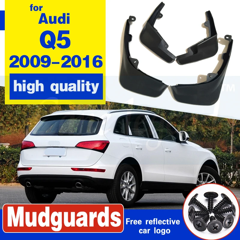 

Fit For Audi Q5 2009-16 Molded Mudflaps Mud Flap Flaps Splash Guards Fender 2015 2014 2013 2012 2011 2010 Front Rear Accessories
