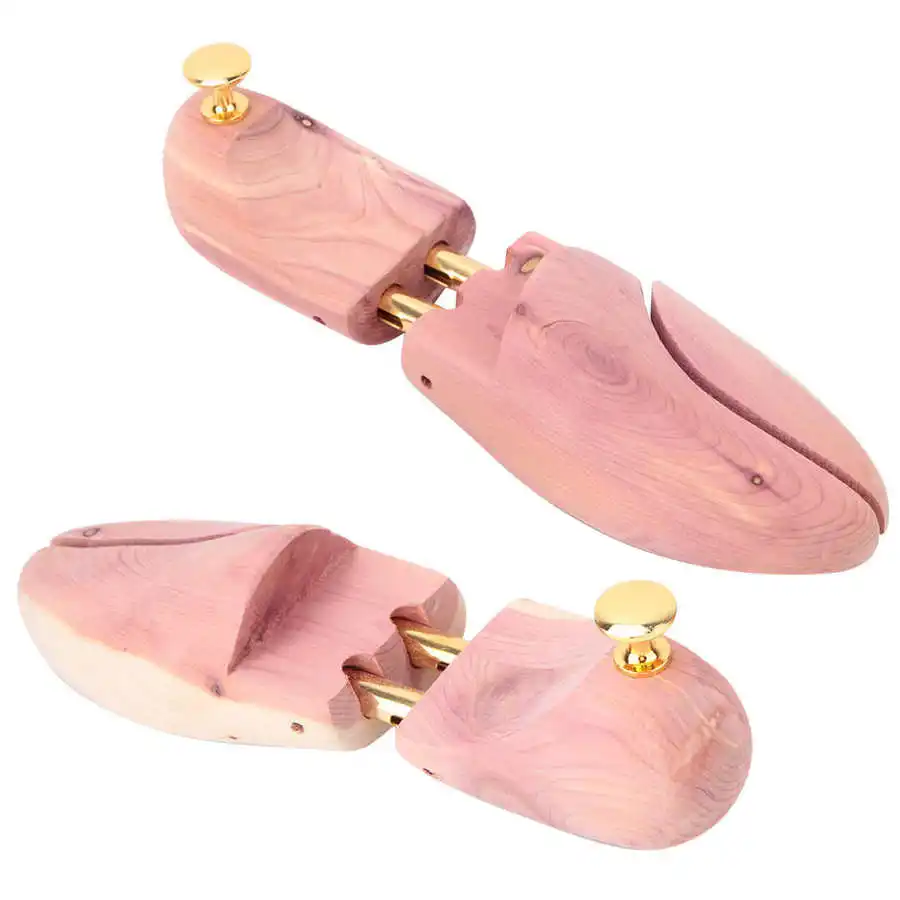 Wooden Shoe Support 2Pcs Red Cedar Wood Moistureproof Anti Deformation Wrinkle Adjustable Expand | Дом и сад