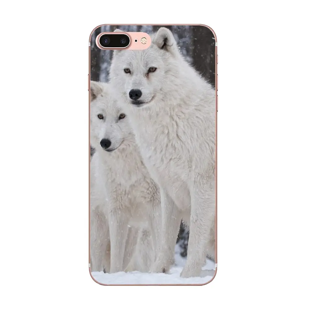 Чехол волк на снегу идеально подходит для Apple iPhone 4 4S 5 5C 5S SE SE2 6 6S 7 8 11 Plus Pro X XS Max XR