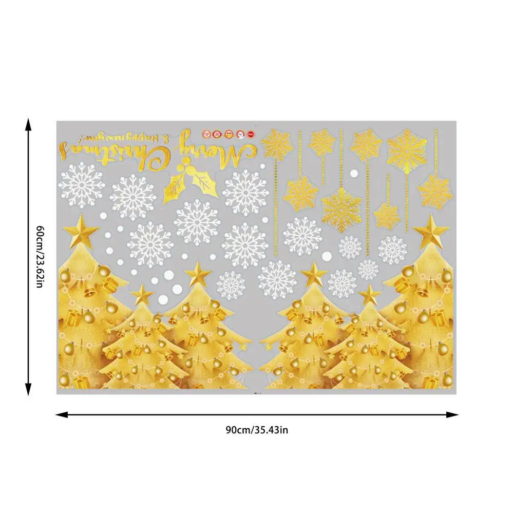 

Christmas Window Stickers Welcome Stickers Decor Wall Cling Decals Christmas Decorations for Home New Year 2021 Gifts