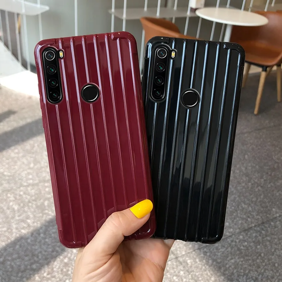 Чехол для Xiaomi Redmi Note 8 чехол Pro мягкий тонкий из ТПУ однотонный телефона на