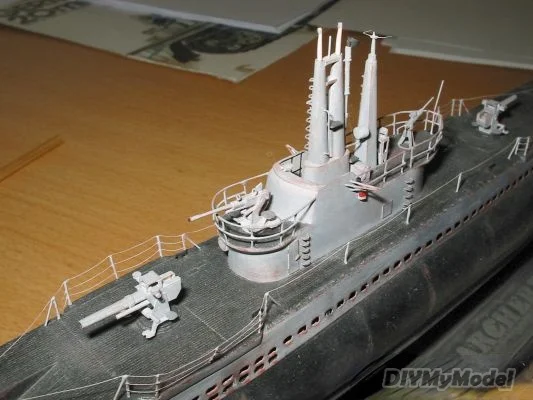 DIYMyModeI-submarino de pez de agua, juguete hecho a mano, rompecabezas, regalo de pel&iacute;cula-3