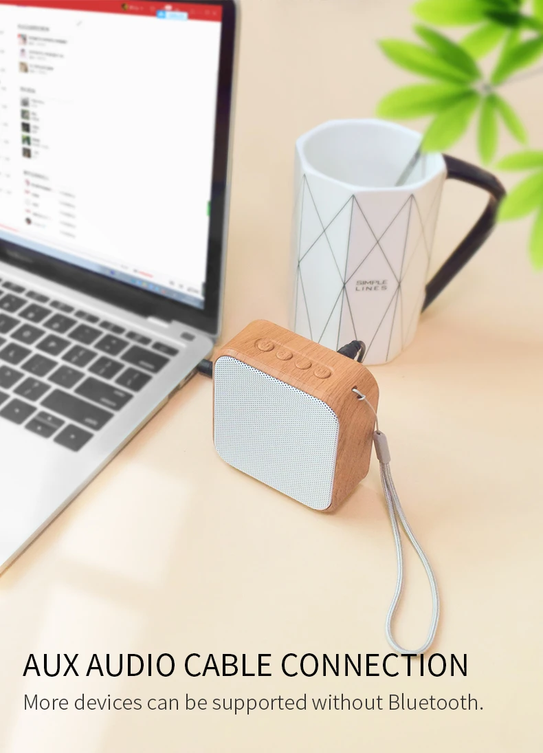 Ретро деревянный Bluetooth динамик портативный открытый беспроводной мини компьютер Bluetooth звуковая коробка поддержка AUX TF карта для iPhone Android
