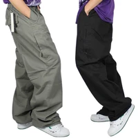 trendy cargo pants men casual loose baggy pants spring summer hip hop harem pants joggers man clothing cotton plus size trousers
