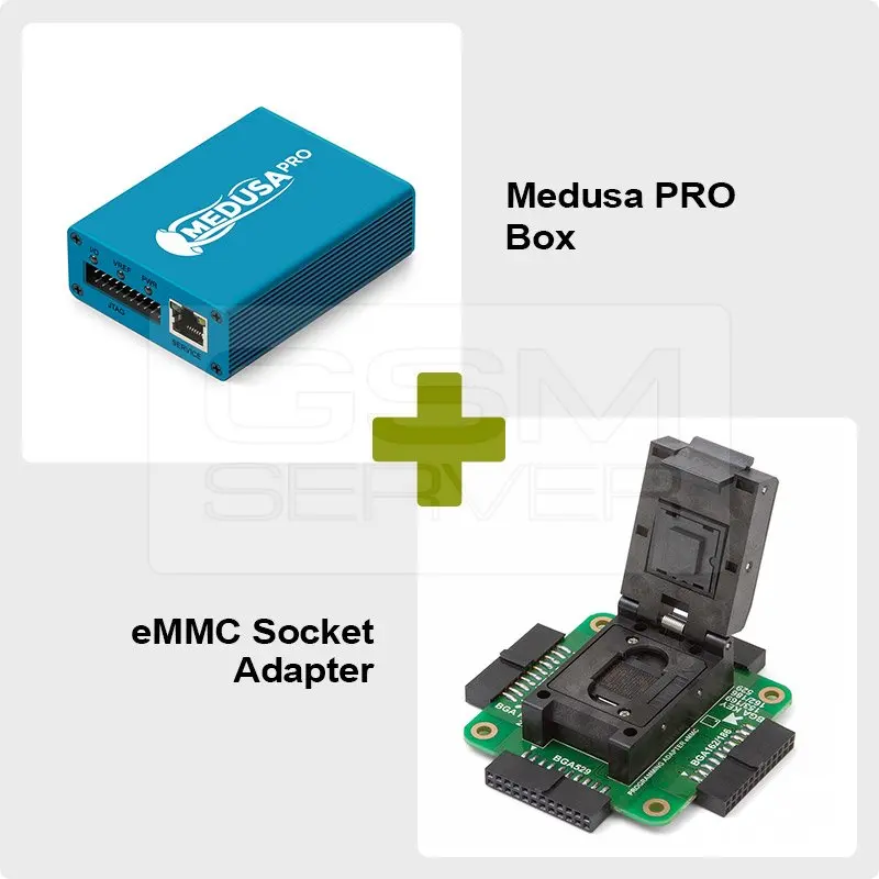 100% оригинальная коробка Medusa Pro + адаптер eMMC|Детали устройств связи| |