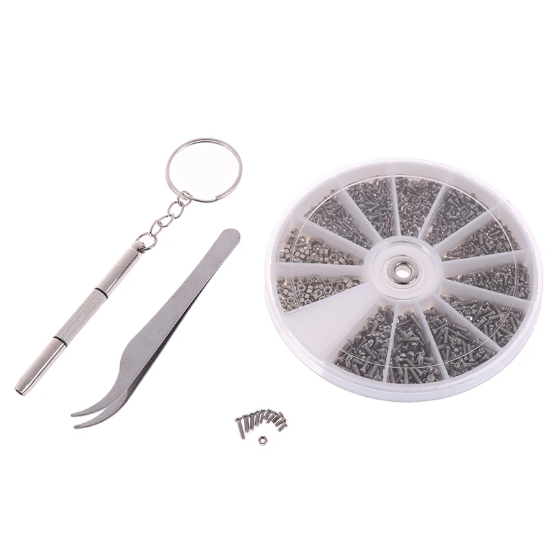 Набор инструментов для ремонта миниатюрных винтов и гаек с микро-отверткой