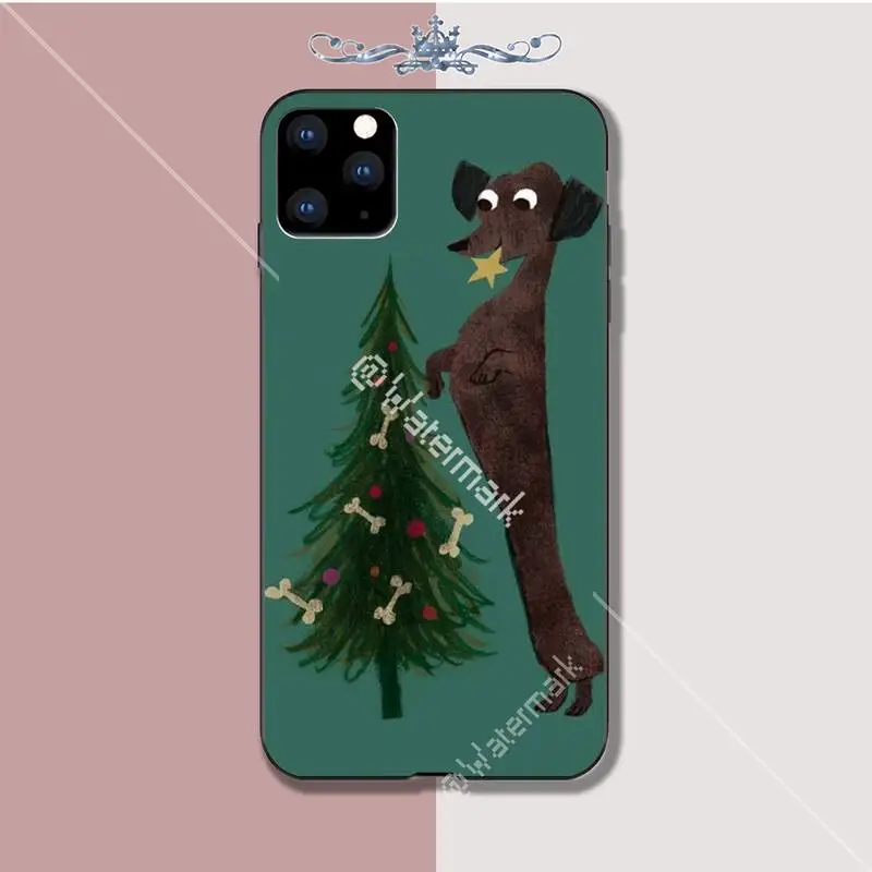 Yinuoda собаки таксы мобильный телефон чехол для Iphone 5s Se 6 6s 7 8 Plus X Xs Max Xr 11 Pro