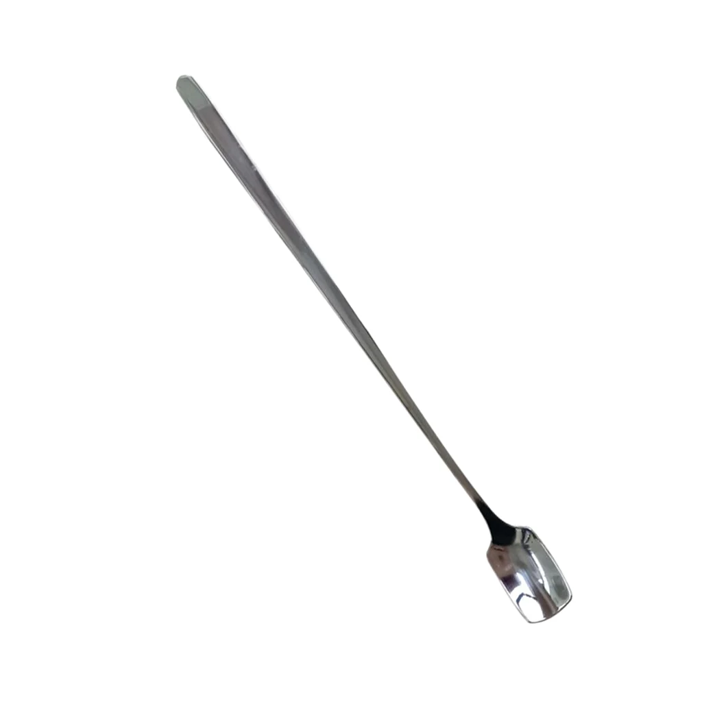 Ложка для смешивания кофе из нержавеющей стали с длинной ручкой квадратные