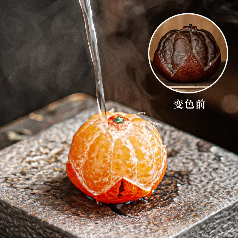 Фруктовый чай изменение цвета воды для домашних животных оранжевая Смола