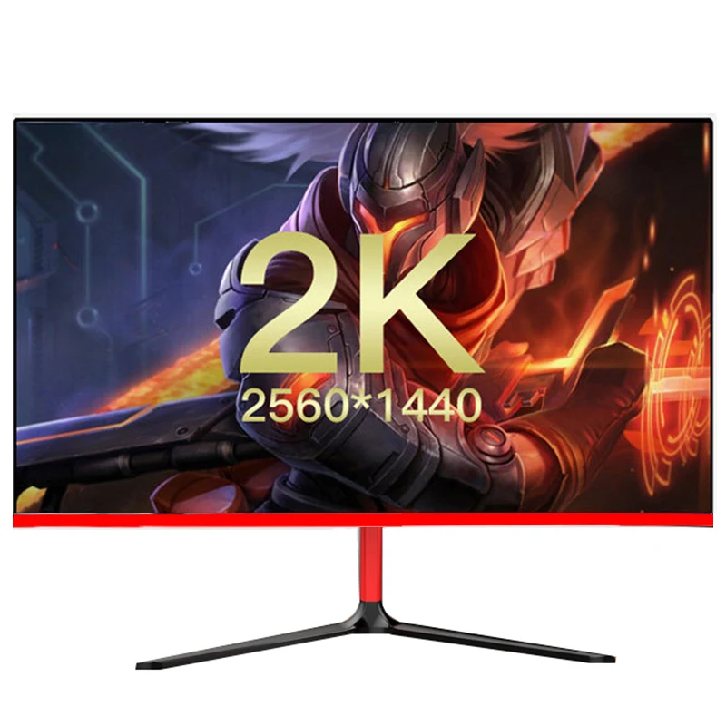 Монитор для компьютера 27 дюймов изогнутый экран 2K 60/75 Гц HD игровой VGA HDMI плоский |