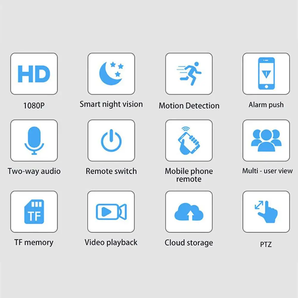 

New360-degree Smart Practical Wireless WiFi Connection Outdoor Waterproof 1080p Dome Camera 2020