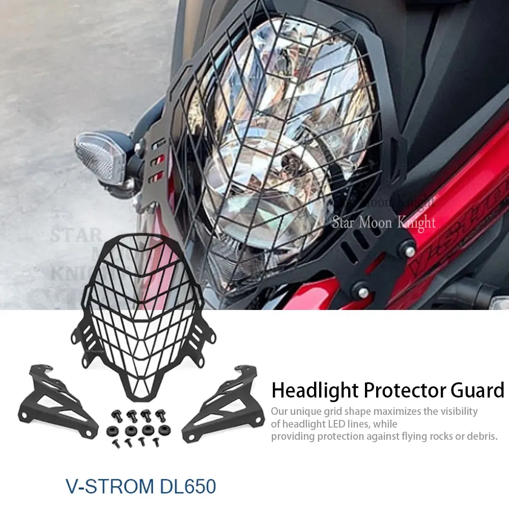 

Защита передней фары мотоцикла для SUZUKI V-дополнительный DL650 DL 650 vдополнительный DL650 DL 650 2014 защитная накладка на гриль защита передней фары кр...