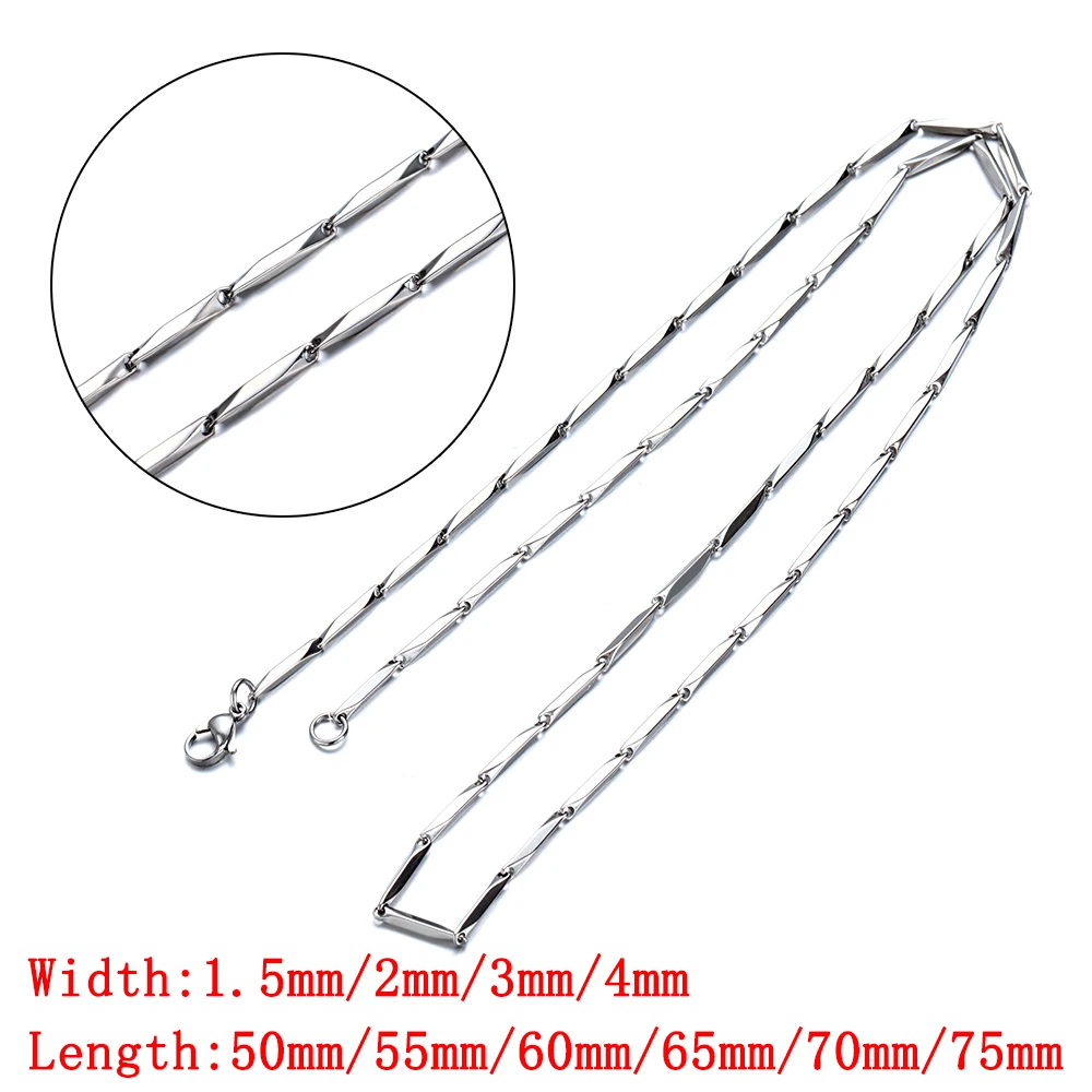 Высококлассное Модное Новое ожерелье из титановой дыни и стали цепочка