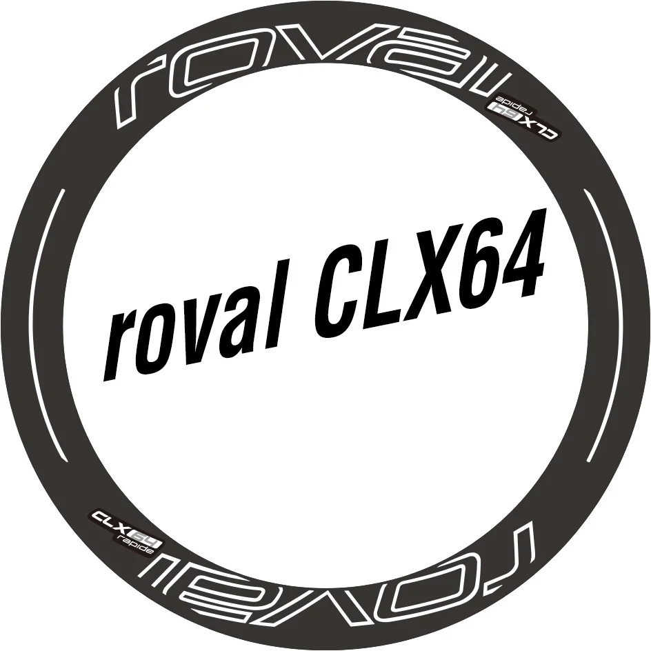 Двухколесная наклейка для Roval CLX 64 CLX64 диски/обода тормозов водостойкая дорожного
