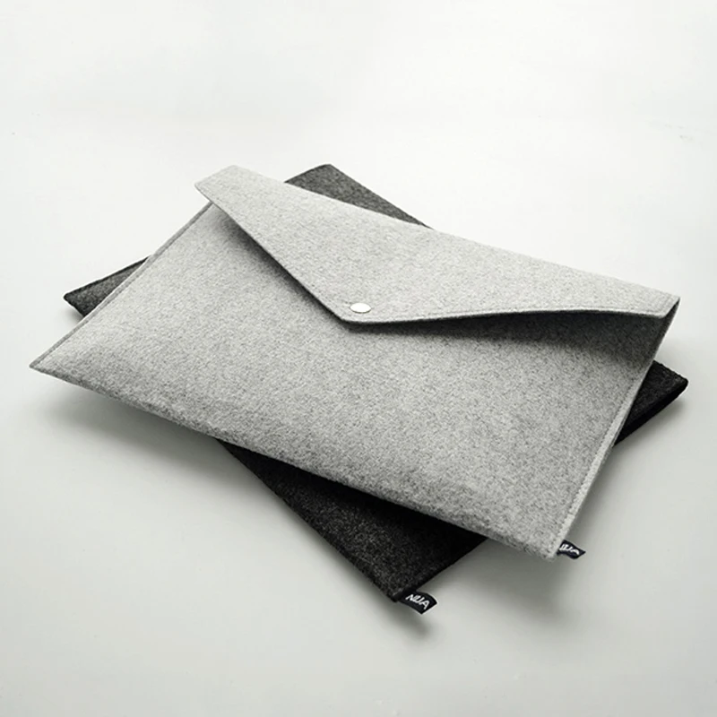 

TPST A4 Chemical Felt File Folder Durable Briefcase Document Bag Paper File Folders for School office Stationery Supplies