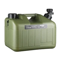 10l outdoor hiking camping water bucket portable car driving water tank container 9cm large caliber camping water canister with