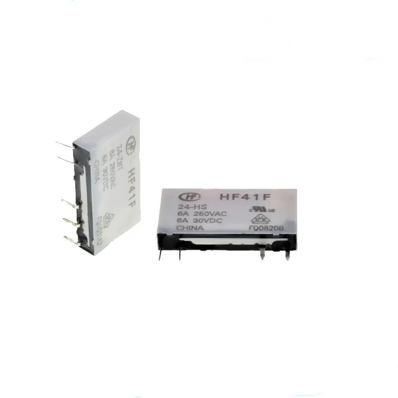 10 шт./лот 100% новое реле HF41F 5-HS 12-HS 24-дневное соответствие 12 HS 5VDC 12VDC 24VDC 4PIN |