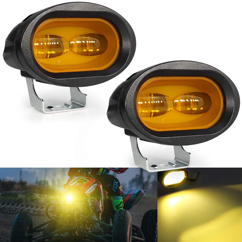 AICARKAS 2PCS 6D Lens Waterproof Led Working Light Bars Fog Lamp Flood Beam Driving for Car Motorcycle Offroad SUV ATV 4X4 | Автомобили и
