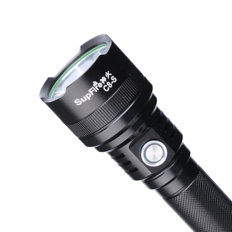 Supfire C8 S SST40 самый мощный светодиодный светильник фонарь USB Магнитный Linterna 18650
