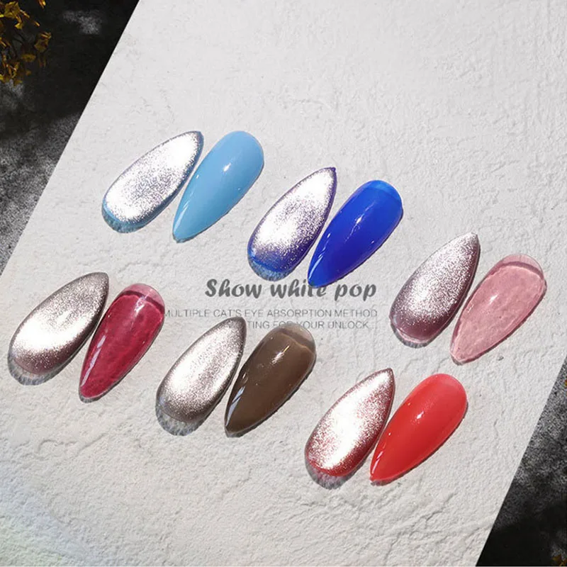 Цилиндрическая магнитная палочка для дизайна ногтей металлический 3D эффект