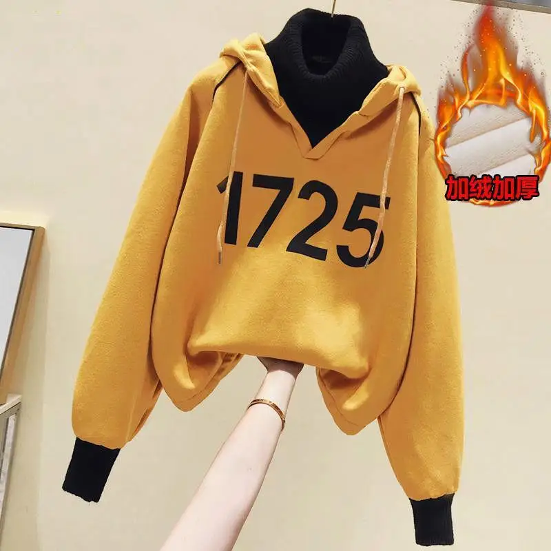 Женский осенний костюм из двух предметов бархатный свитер с длинным рукавом и