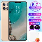 Глобальная версия оригинальные телефоны Android смартфон 6,7 дюймов сотовый телефон с двумя SIM-камерами 3G 4G сотовый мобильный телефон с распознаванием лица