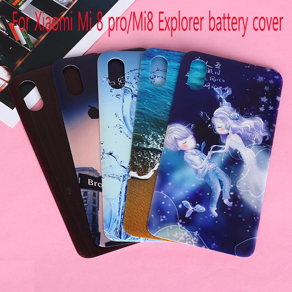 Модный чехол-накладка для Xiaomi 8 Mi Explorer / Mi8 pro чехол аккумулятора замена корпуса