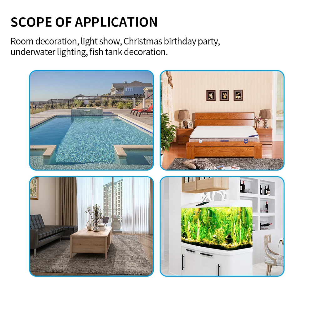 

Led Submersible Light Vase Bowl Battery Operated Led RGB Underwater Night Lamp Garden Swimming Pool Light For Wedding Party