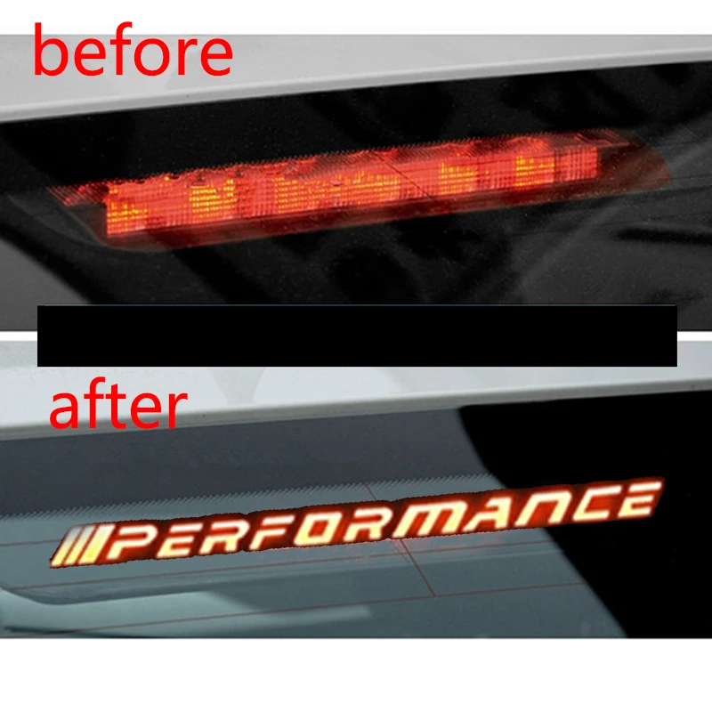 Углеродная Автомобильная задняя лампа с высоким стоп светильник сигналом